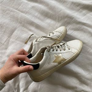 White Vintage Property Sneakers